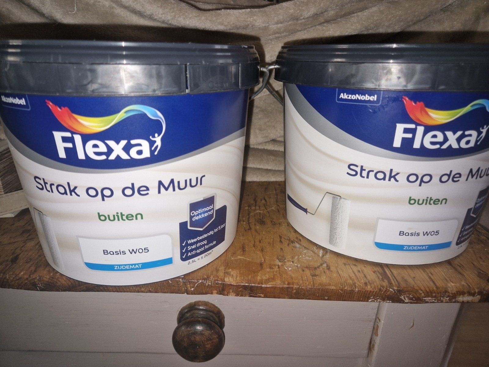 muurverf, Ophalen, Nieuw, Wit