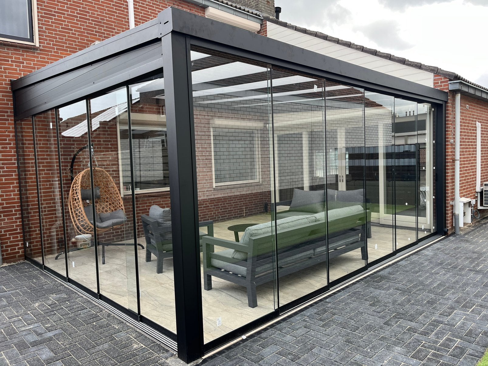VERANDA, GLAZENSCHUFWAND, en CARPORT, Tuin en Terras, Overkappingen, Ophalen of Verzenden, Nieuw, Veranda