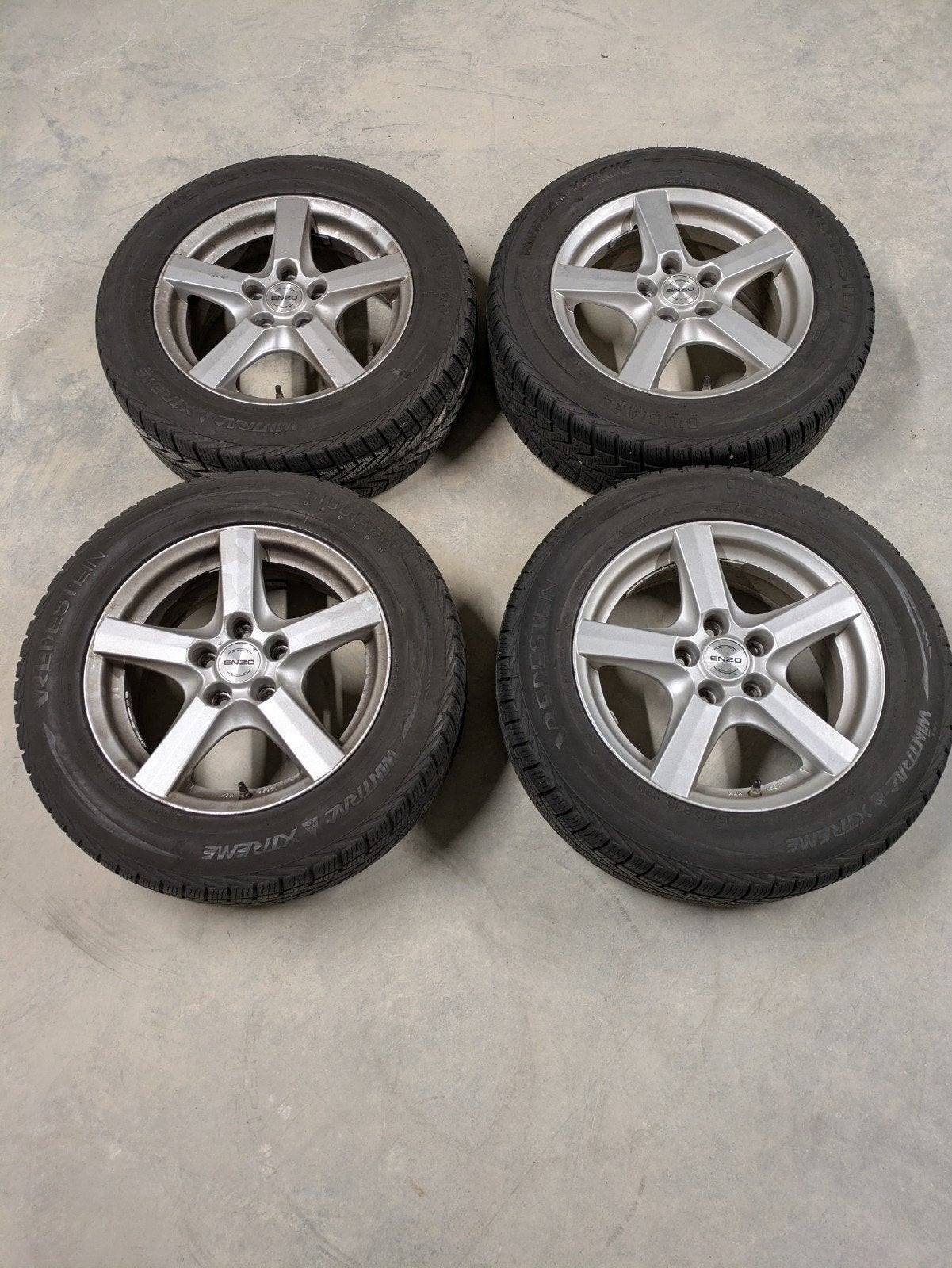 16" 5x114.3 + winter banden, Auto-onderdelen, Banden en Velgen, 16 inch, Banden en Velgen, Personenwagen, Gebruikt