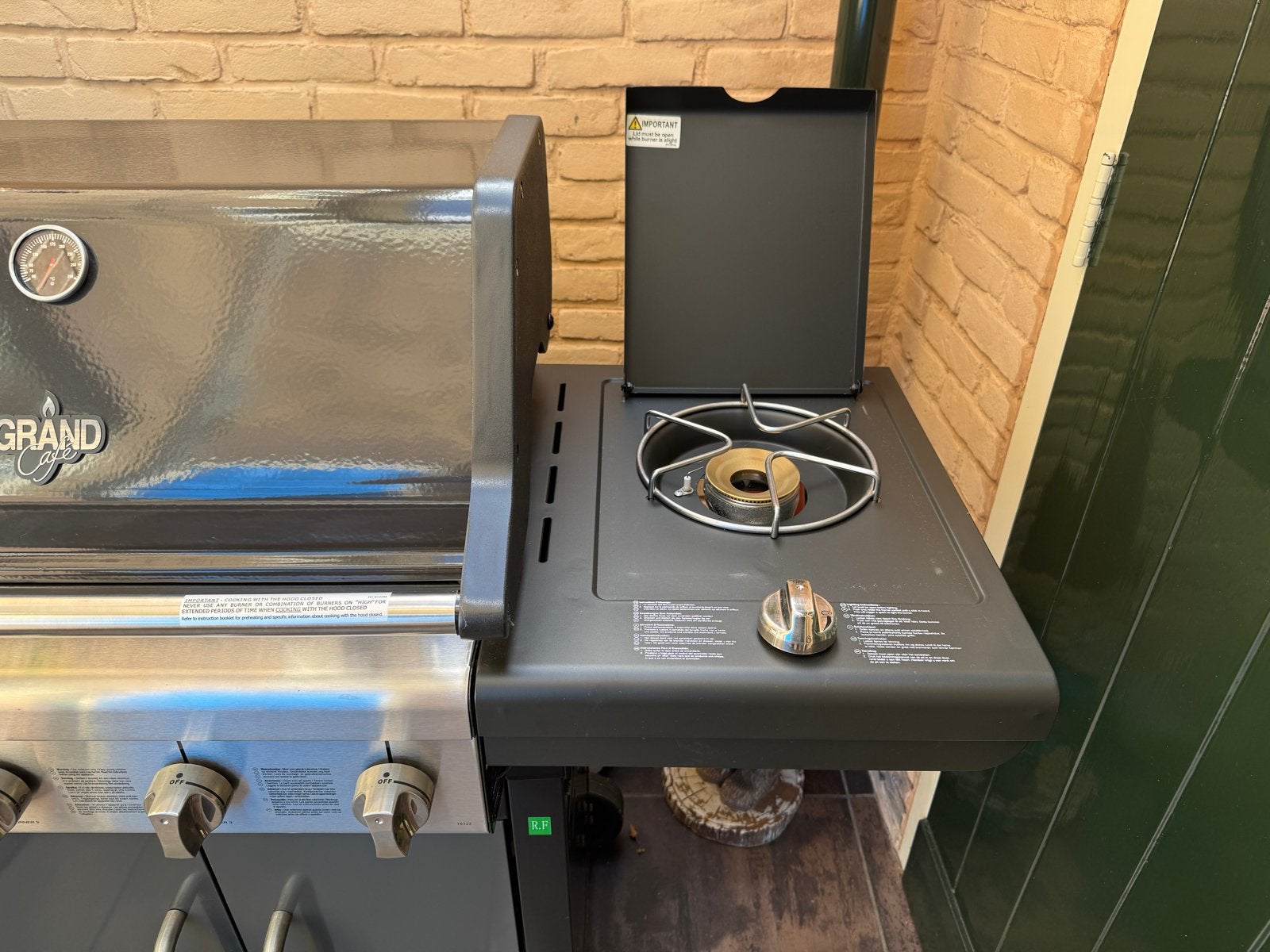 Grand Café Gas BBQ, Ophalen, Nieuw