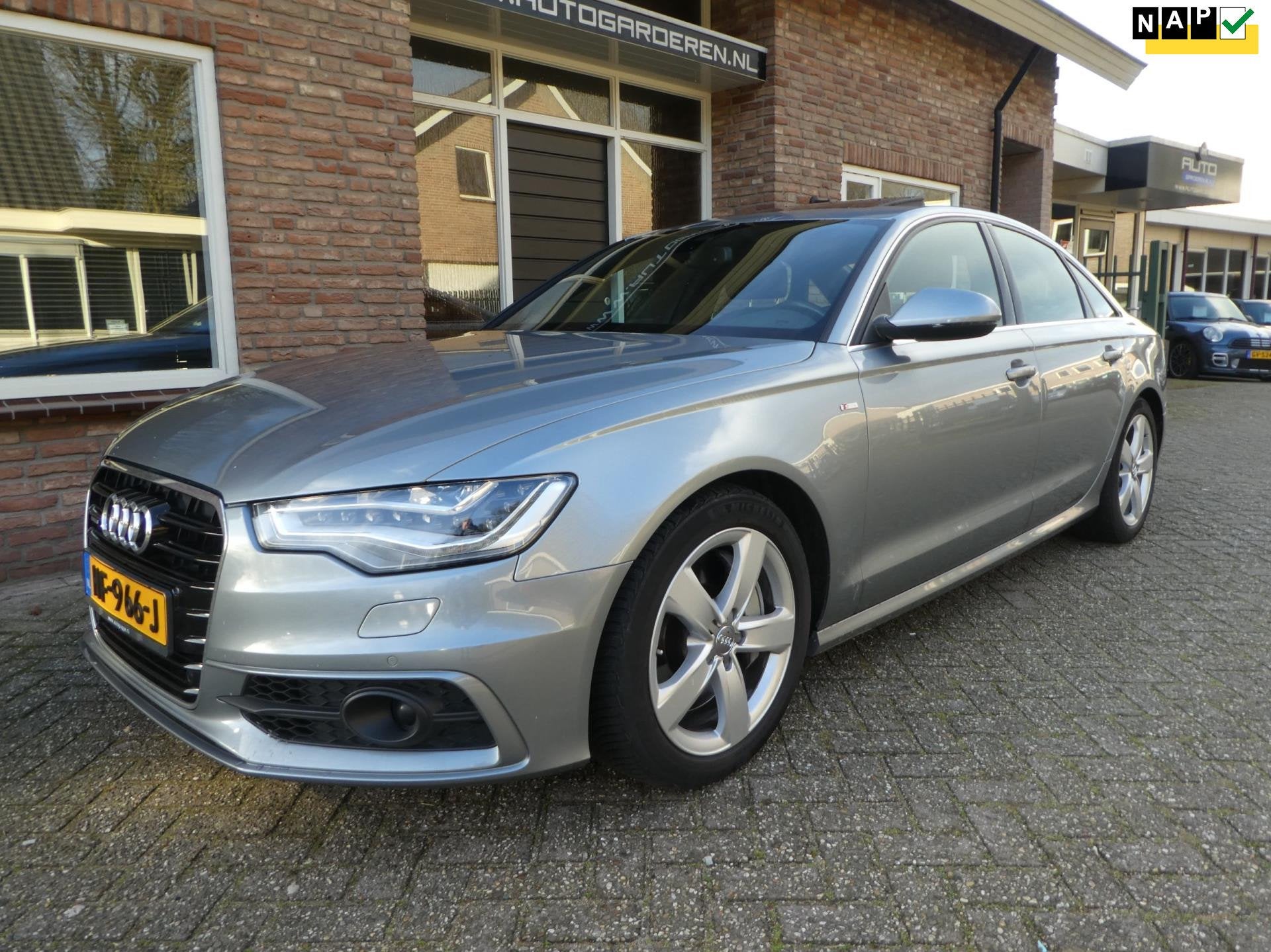 Audi A6 3.0 TDI BiT quattro Pro Line Plus, Auto's, Automaat, Gebruikt, Zwart, Bedrijf