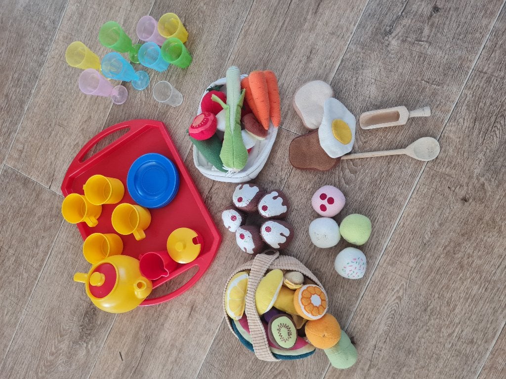 Keuken speelset, Ophalen of Verzenden, Gebruikt, Kunststof, Speelkeuken-accessoire