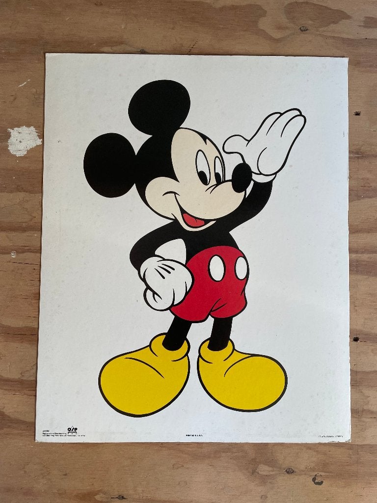 Print Mickey Mouse, Verzamelen, Posters, Ophalen of Verzenden, Nieuw, A1 t/m A3