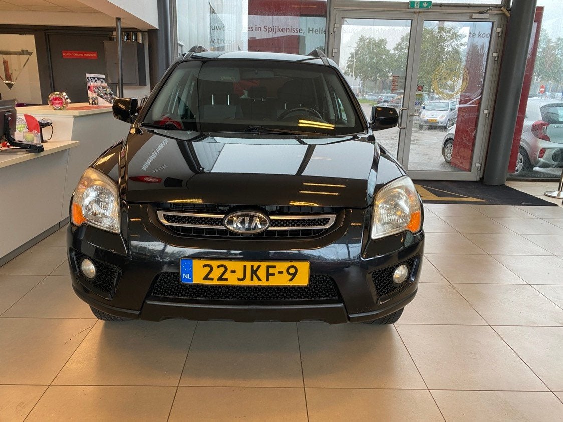 Kia Sportage 2.0 CVVT X-ecutive,Navigatie,Climate&Cruisecont, Auto's, 1442 kg, Stof, 4 cilinders, Zwart