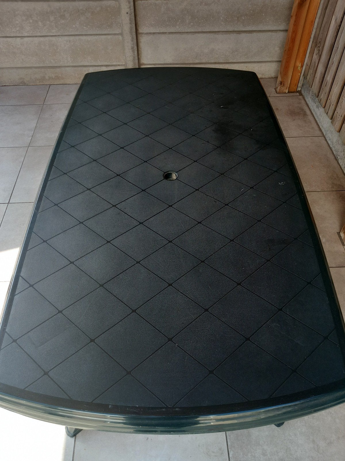 tuintafel 180x90x70, Tuin en Terras, Tuintafels, Ophalen, Gebruikt, Rechthoekig, Kunststof