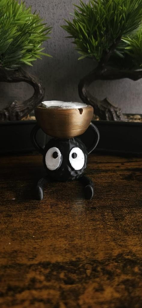 My Neighbor Totoro Soot Spirit Theelichthouder, Kunststof, Ophalen of Verzenden, Overige kleuren, Nieuw