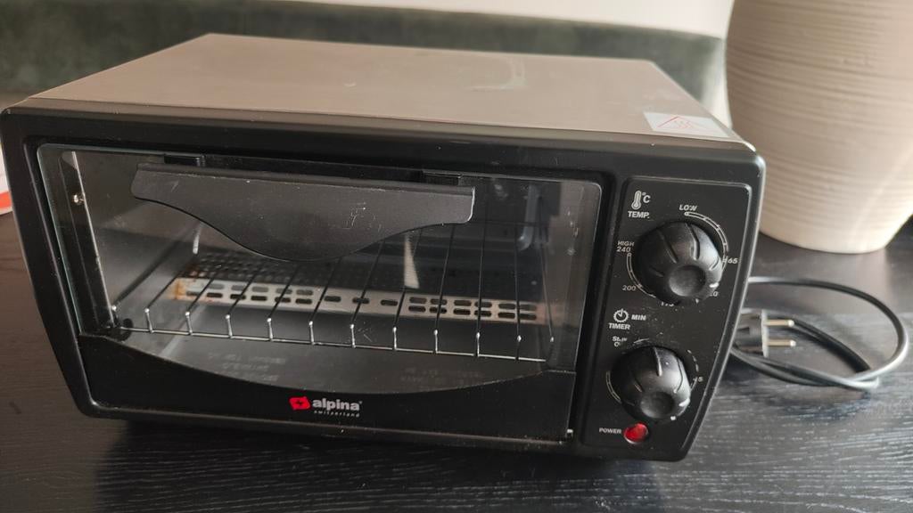 Alpina Mini Oven - Compacte en Handige Elektrische Oven, Witgoed en Apparatuur, Ovens, Ophalen, Minder dan 45 cm, Gebruikt, Minder dan 45 cm