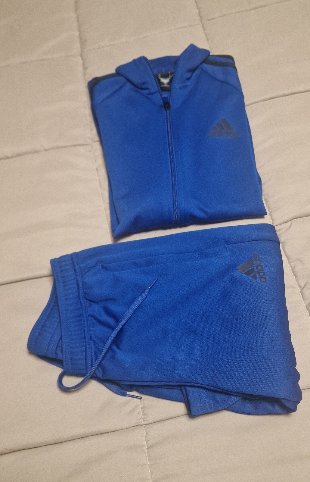Adidas trainingspak blauw - Maat s, Nieuw, Fitness of Aerobics, Maat 36 (S), Verzenden
