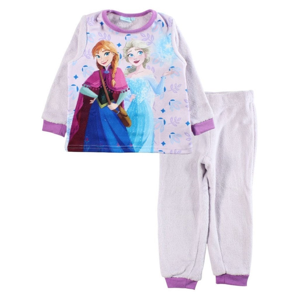 Disney Frozen Fleece Pyjama Lila - Mt 98-104-110-116-122-128, Nacht- of Onderkleding, Disney Frozen, Meisje, Nieuw