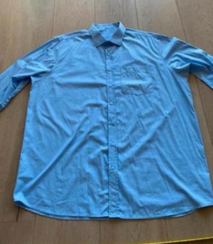 Overhemd xxl, Kleding | Heren, Ophalen of Verzenden, Zo goed als nieuw, Blauw, Overhemd