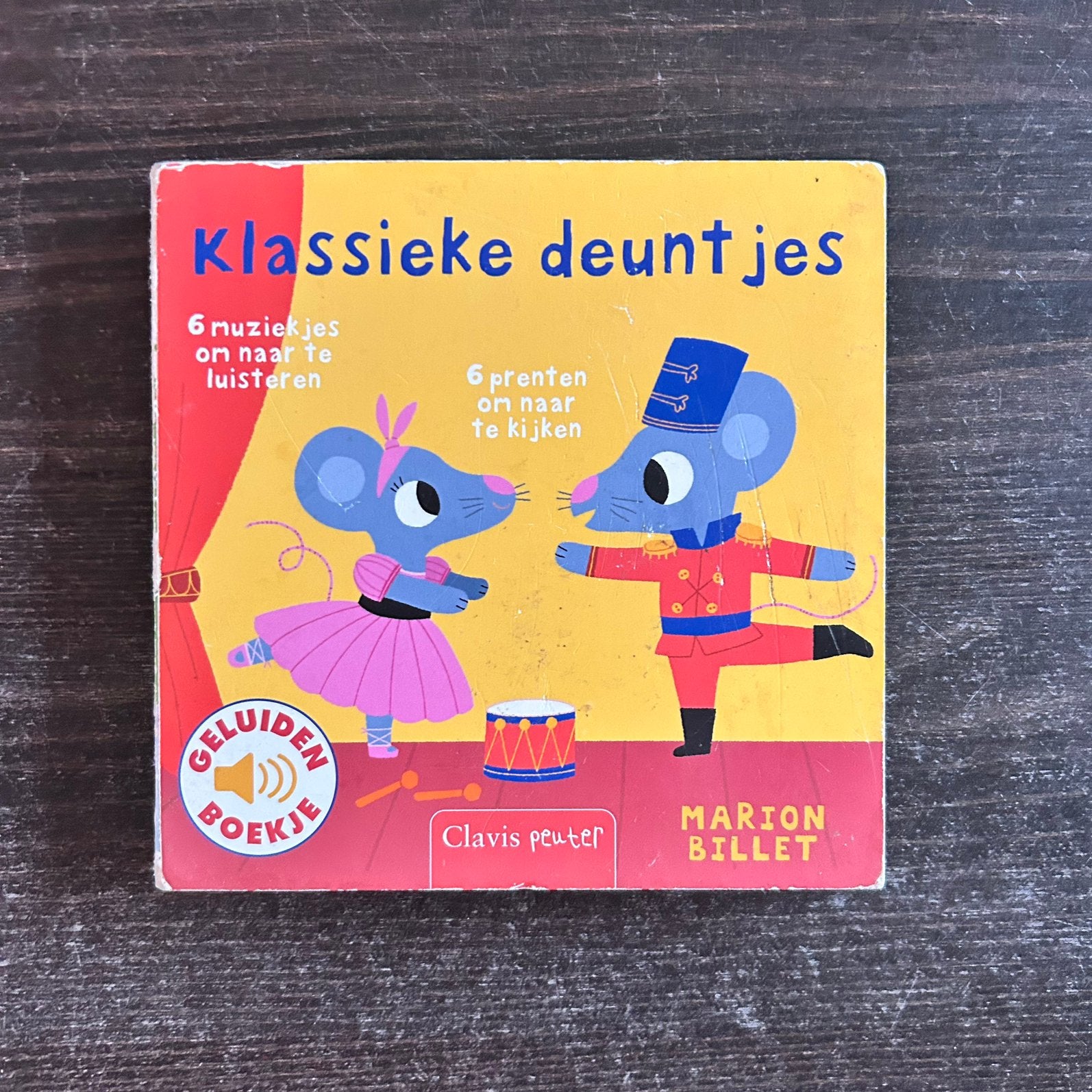 Klassieke deuntjes Marion Billet – geluidenboekje, Ophalen of Verzenden, Gelezen, Uitklap-, Voel- of Ontdekboek, 6 tot 12 maanden