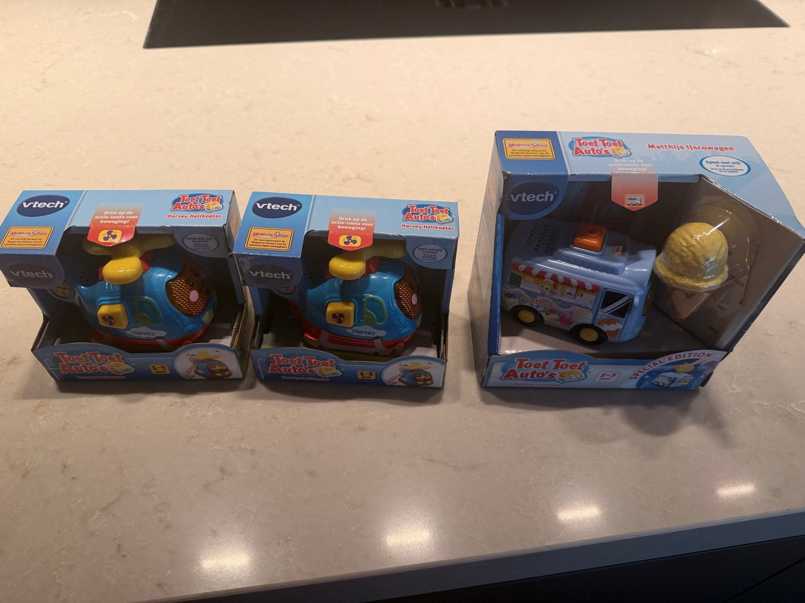 VTech Toet Toet Auto's: Harvey Helikopter & Matthijs IJscowa, Verzenden, Nieuw, 6 maanden tot 2 jaar