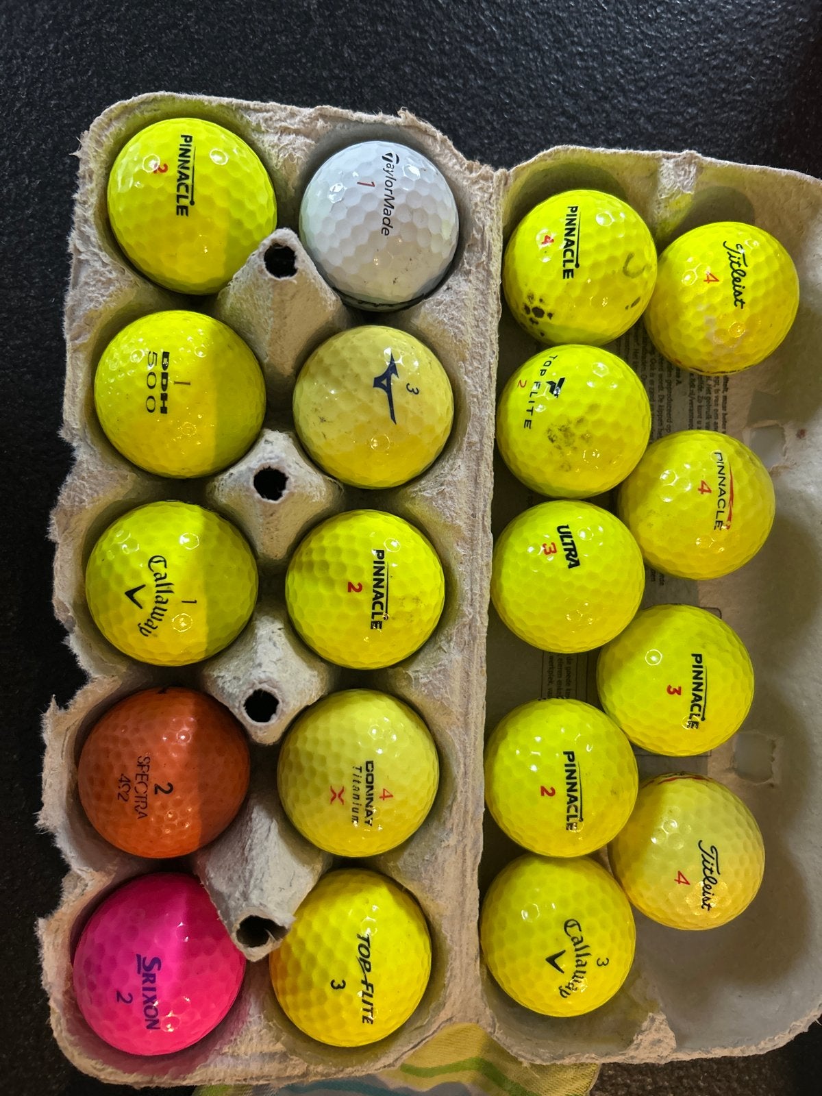 Diverse golfballen - Gebruikt, goede staat, Sport en Fitness, Ophalen, Gebruikt, Bal(len), Overige merken