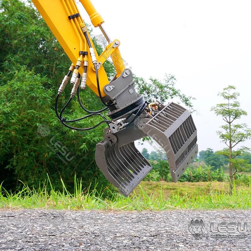 Hydraulische sorteergrijper voor Lesu RC kranen 1/14, Ophalen of Verzenden, Nieuw, Schaal 1:14, Onderdeel