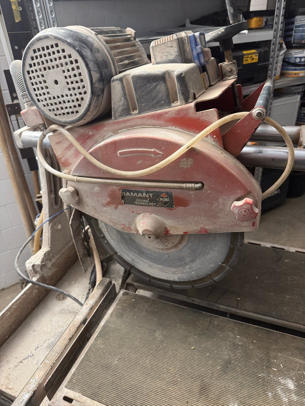 Rubi DX-350 Diamant tegelzaagmachine, Doe-het-zelf en Verbouw, Ophalen, Gebruikt, 70 mm of meer, Overige typen