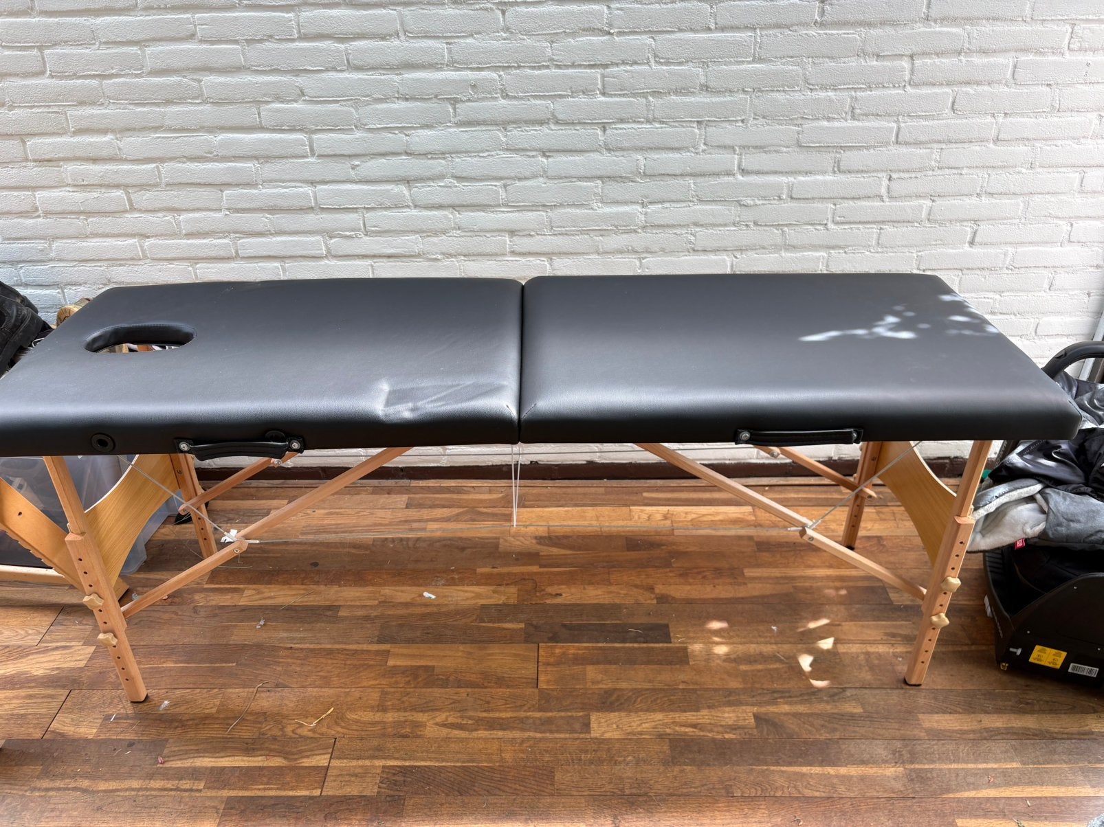 Massagetafel inclusief hoes en tas, Sport en Fitness, Massageproducten, Ophalen, Zo goed als nieuw, Massagetafel
