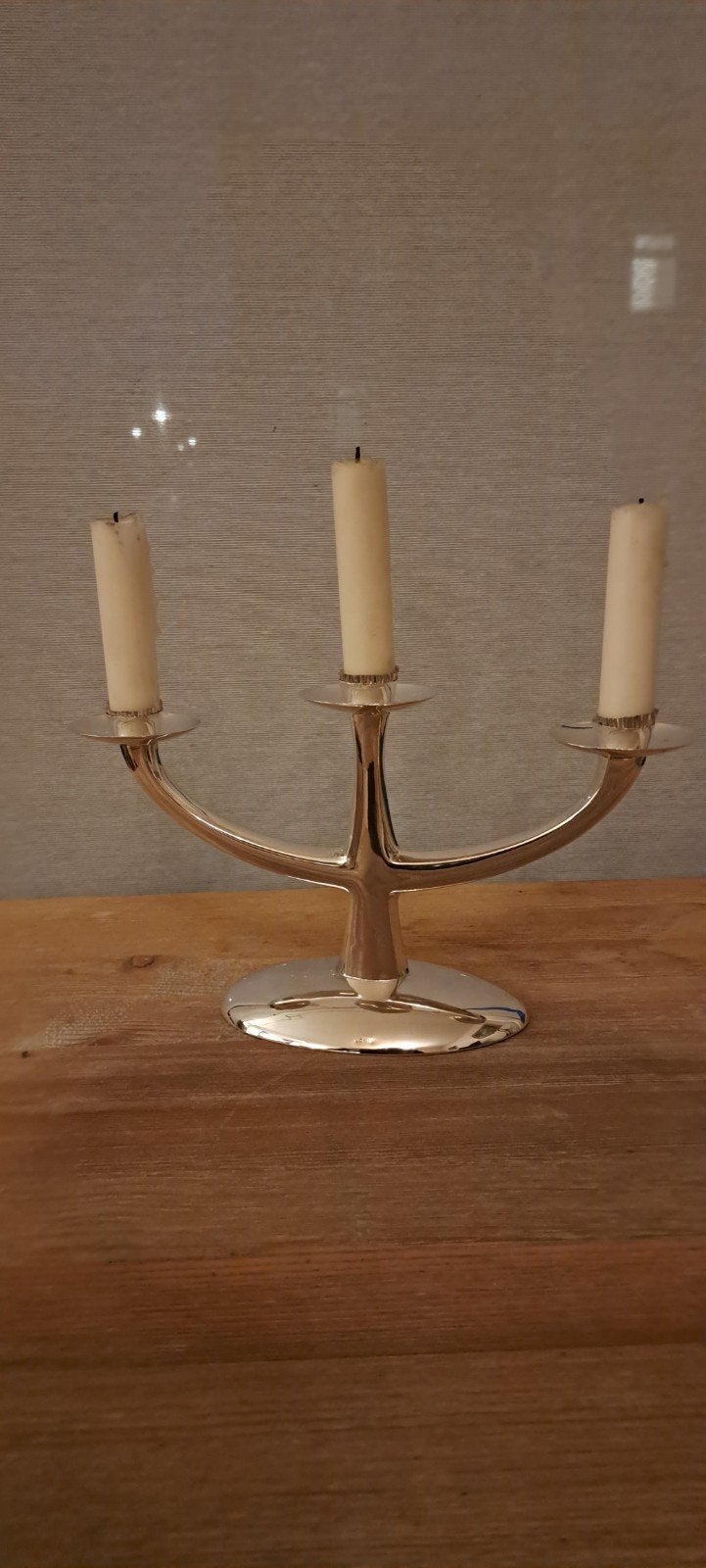 zilveren kandelaar (echt zilver ) art deco, Ophalen of Verzenden
