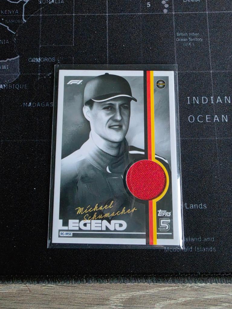 Michael Schumacher Topps Legend RC-MSC F1 Kaart, Ophalen of Verzenden, Zo goed als nieuw, Formule 1
