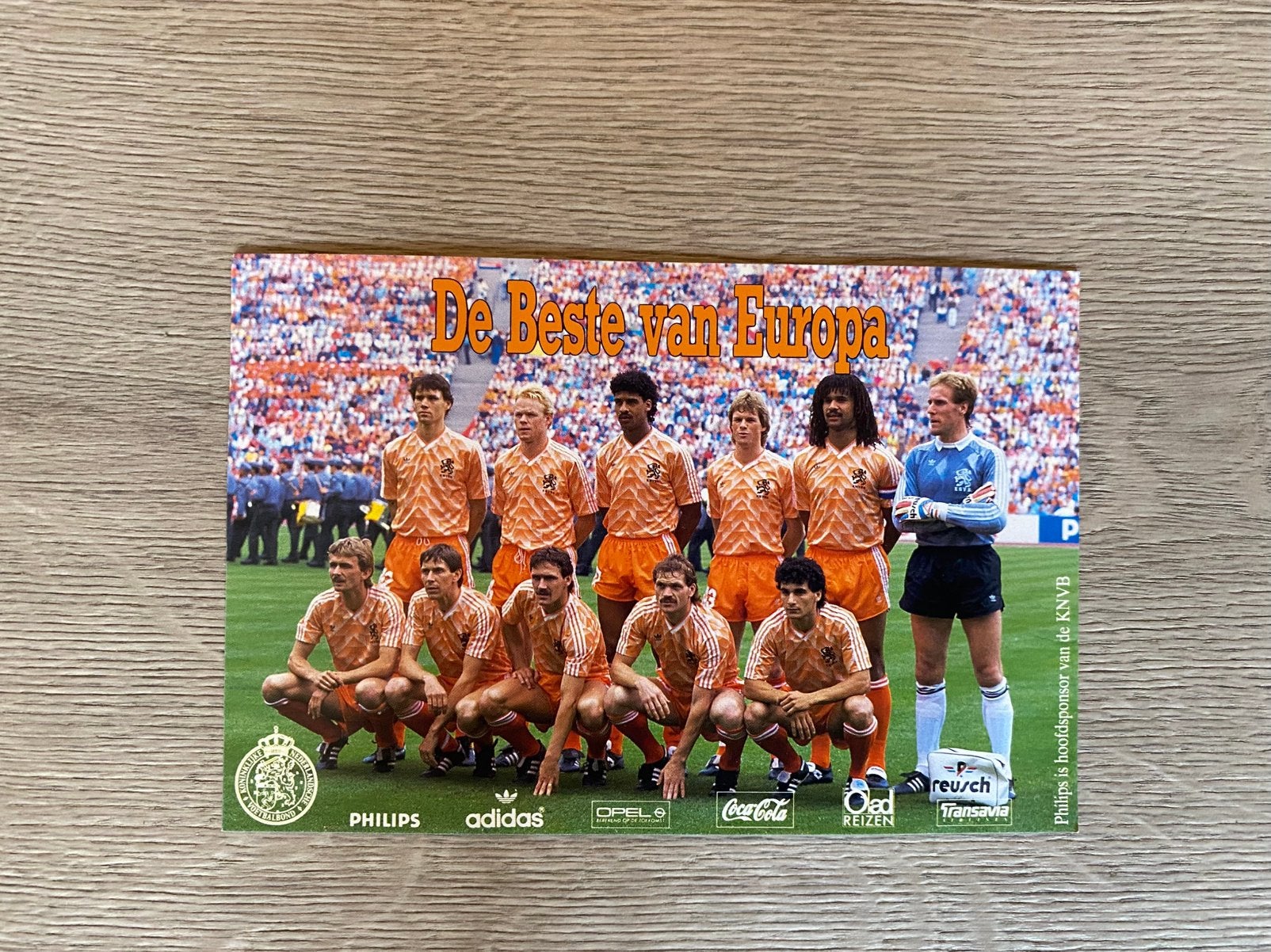 Origineel EK 1988 Nederlands Elftal De beste van Europa, Verzamelen, Ophalen of Verzenden, Zo goed als nieuw, Overige binnenlandse clubs