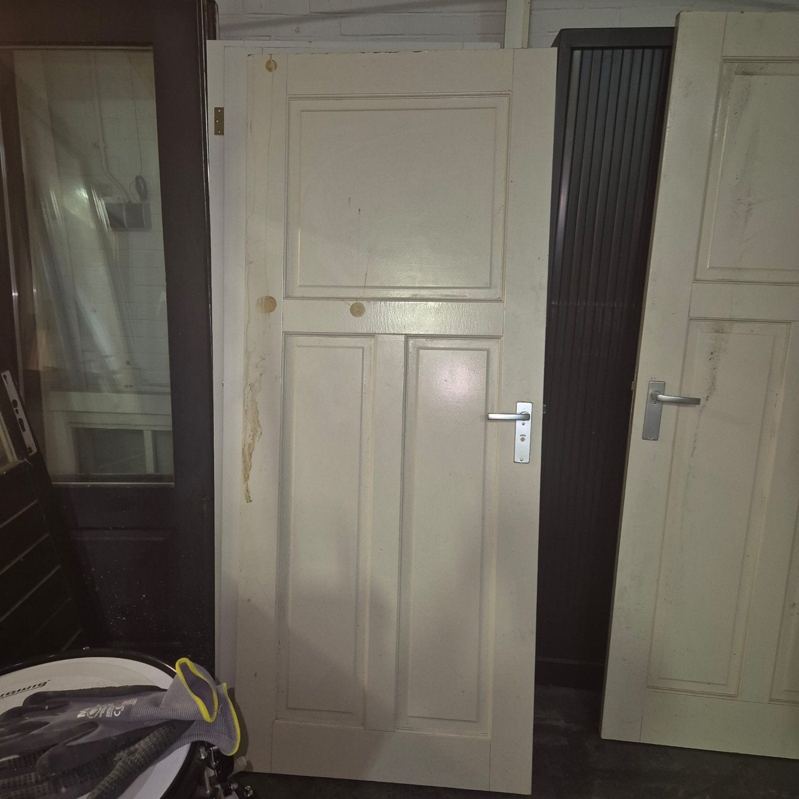 2x massief houten deur 201,5 x 83, Ophalen, Gebruikt, Binnendeur, 200 tot 215 cm