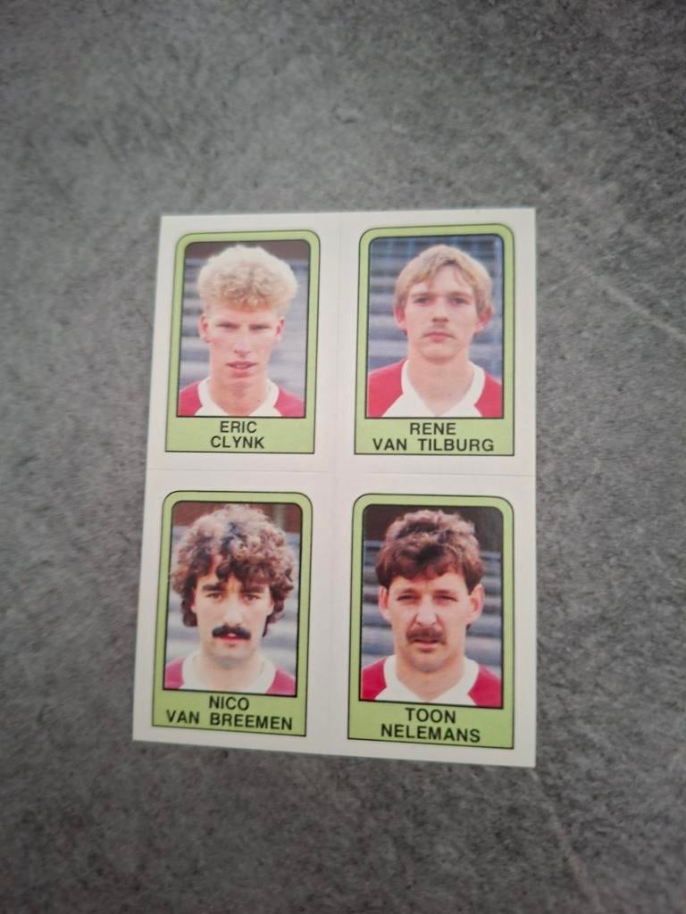 Panini sticker Voetbal 86. Spelers Helmond Sport., Verzenden, Zo goed als nieuw, Sticker