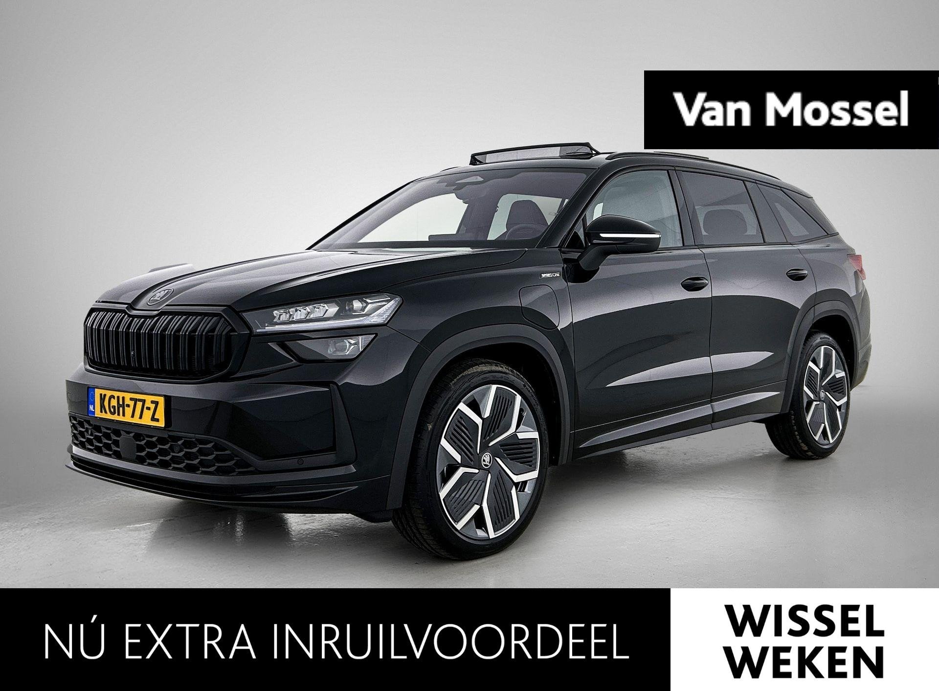 Skoda Kodiaq 1.5 TSI PHEV Sportline Business | MEMORY STOELE, Auto's, 12 maanden, Euro 6, 4 cilinders, Plug-in hybride