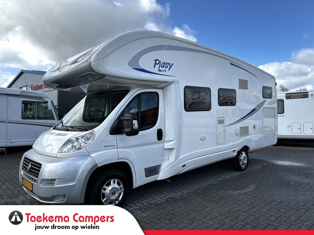 PLA Plasy Alkoof Dwarsbed/Euro-5/2013/5-zitplaatsen/45dkm, Caravans en Kamperen, Overige merken, Alkoof, Fiat, 7 tot 8 meter