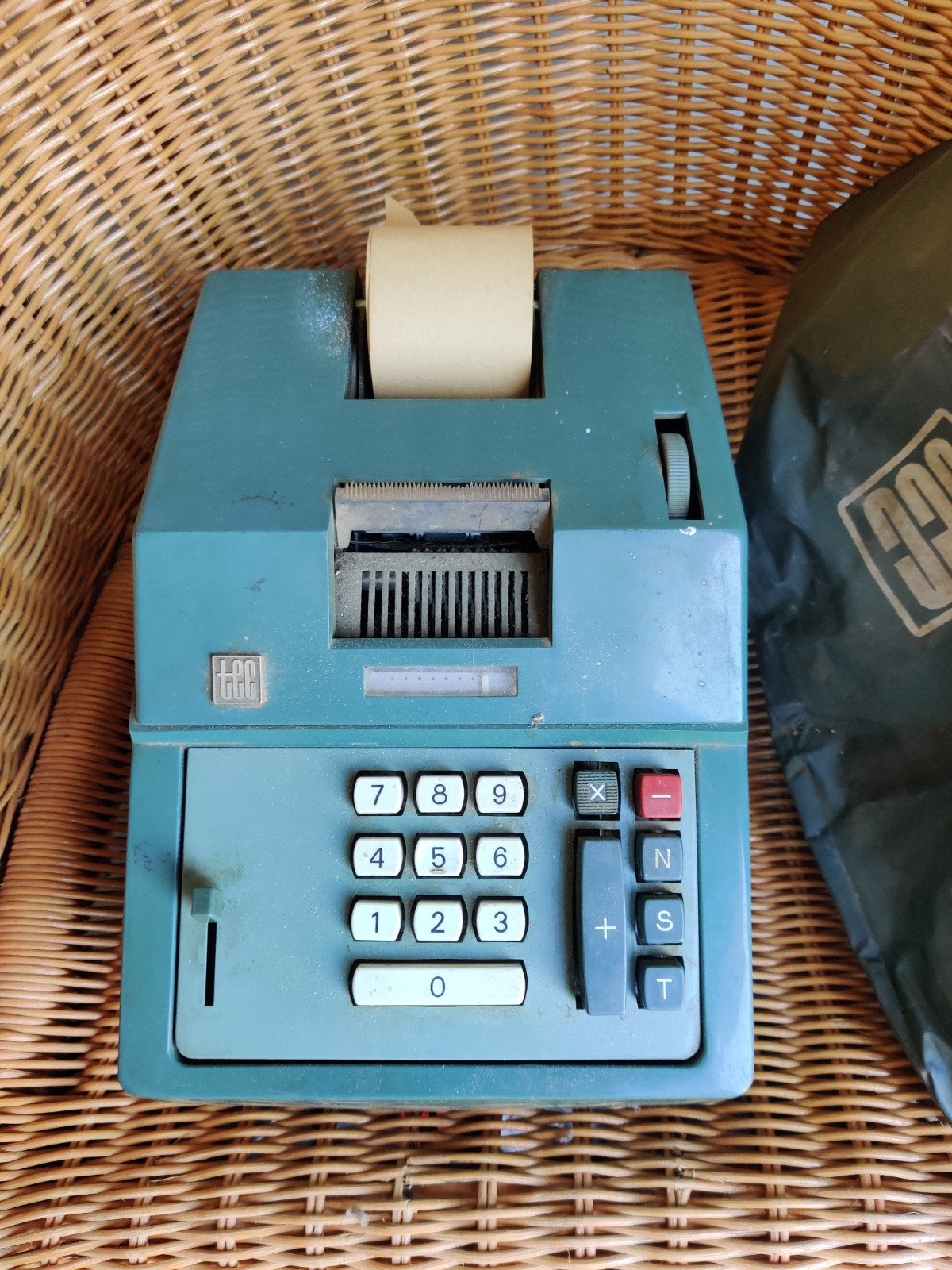 Vintage TEC rekenmachine met printer - snoer ontbreekt, Ophalen
