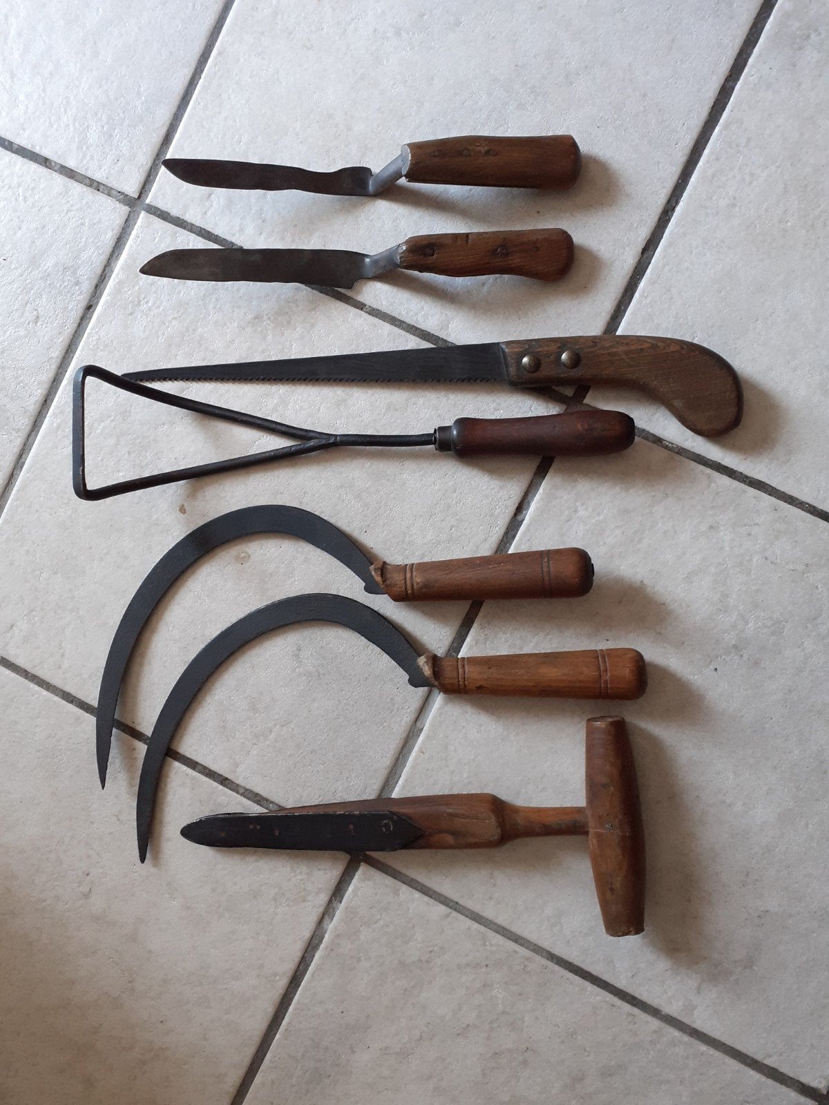 Antiek tuingereedschap, Ophalen of Verzenden