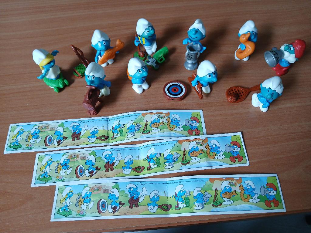 Smurfenset - Kinder Surprise (2001), Verzamelen, Smurfen, Ophalen of Verzenden, Gebruikt, Verschillende Smurfen, Poppetje, Figuurtje of Knuffel