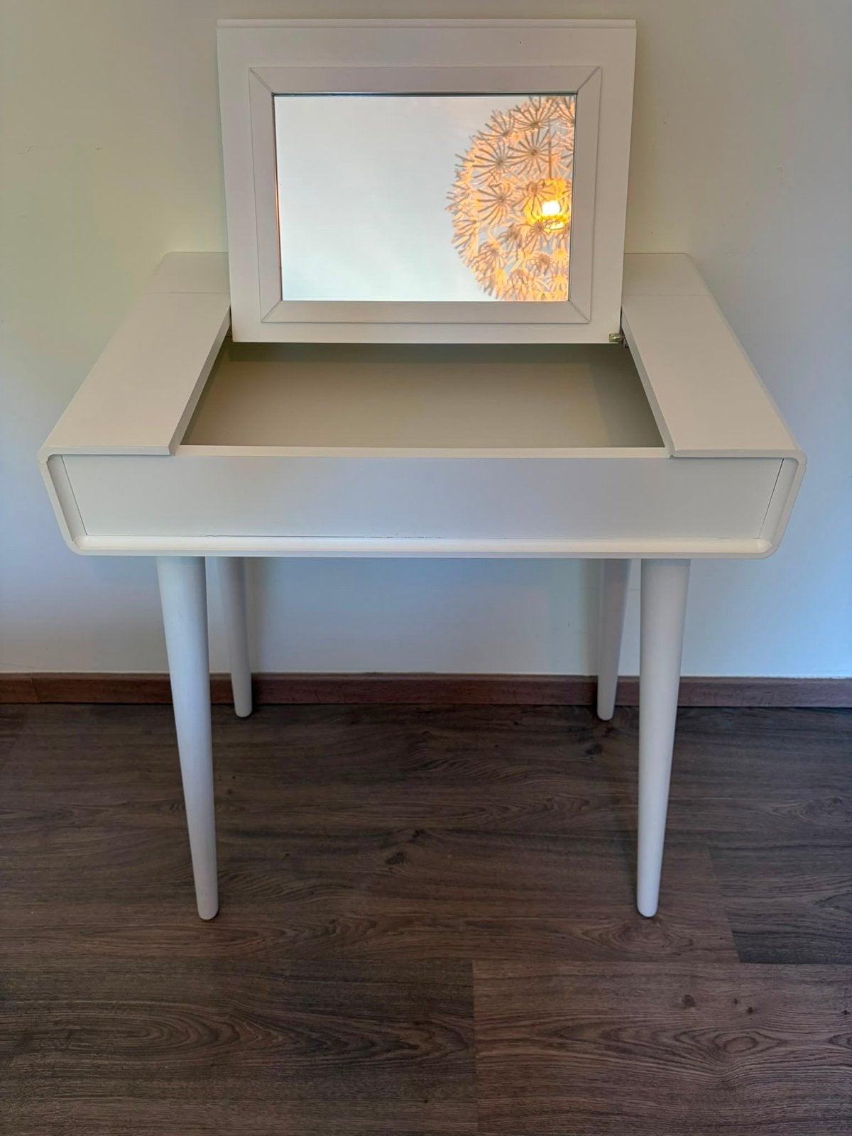 Kaptafel La Redoute met spiegel en opbergruimte, Ophalen, 50 tot 100 cm, Zo goed als nieuw, Minder dan 100 cm