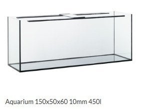 volglas aquarium 150x50x60 cm, Ophalen, Info@aquadeco.nl, Aquariummeubel, Nieuw
