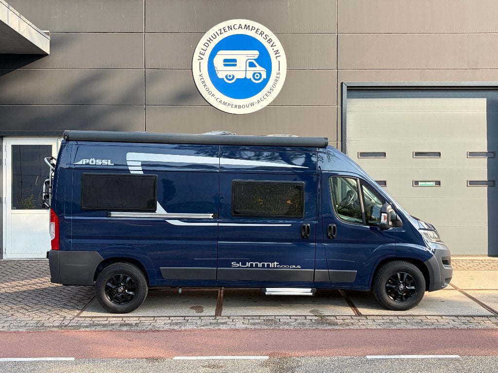 *Pössl Summit 600 Plus* 2018* 163 pK* 3500 KG* 2x AGM accu*, Caravans en Kamperen, Campers, Koelkast, Ringverwarming, Pössl, Bedrijf