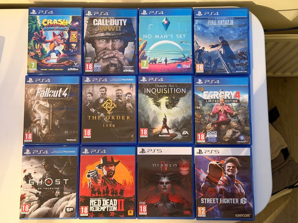 PS4 en PS5 Games - Diverse Titels, Spelcomputers en Games, Games | Sony PlayStation 5, Ophalen of Verzenden, Gebruikt