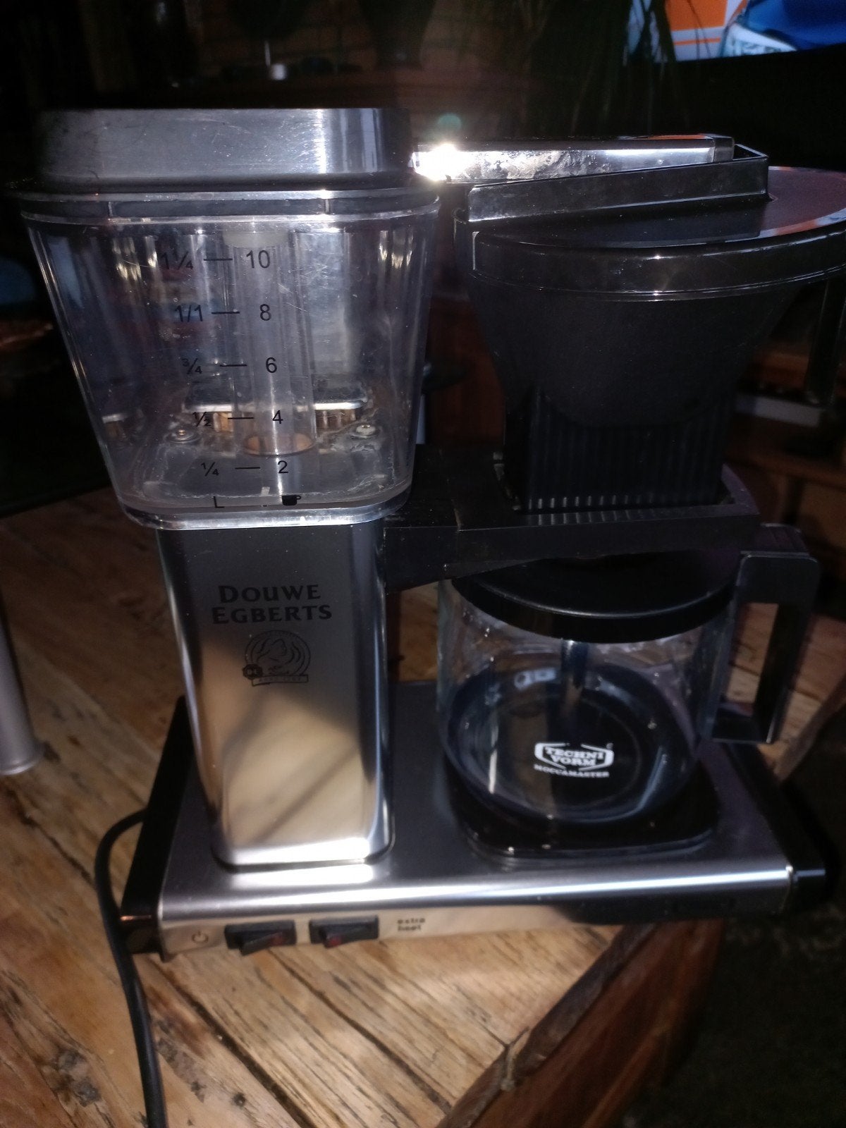 Douwe Egberts Moccamaster Koffiezetapparaat, Witgoed en Apparatuur, Koffiezetapparaten, Gebruikt, 10 kopjes of meer, Koffiemachine