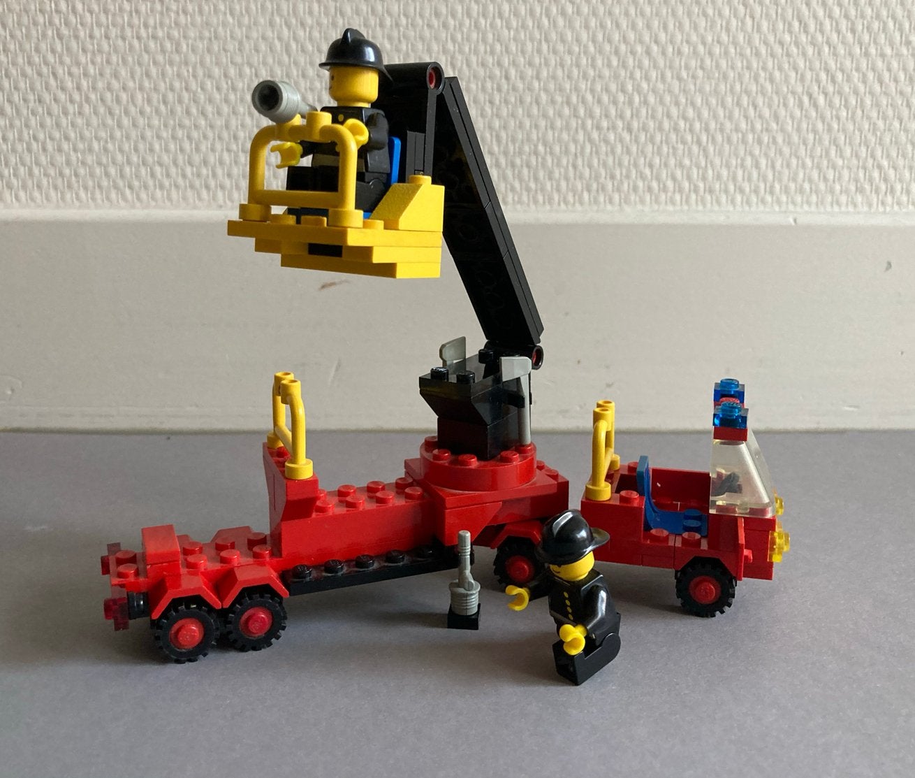 Lego Brandweer Hoogwerker 6690 - Vintage City Set, Lego, Ophalen of Verzenden, Compleet, Complete set