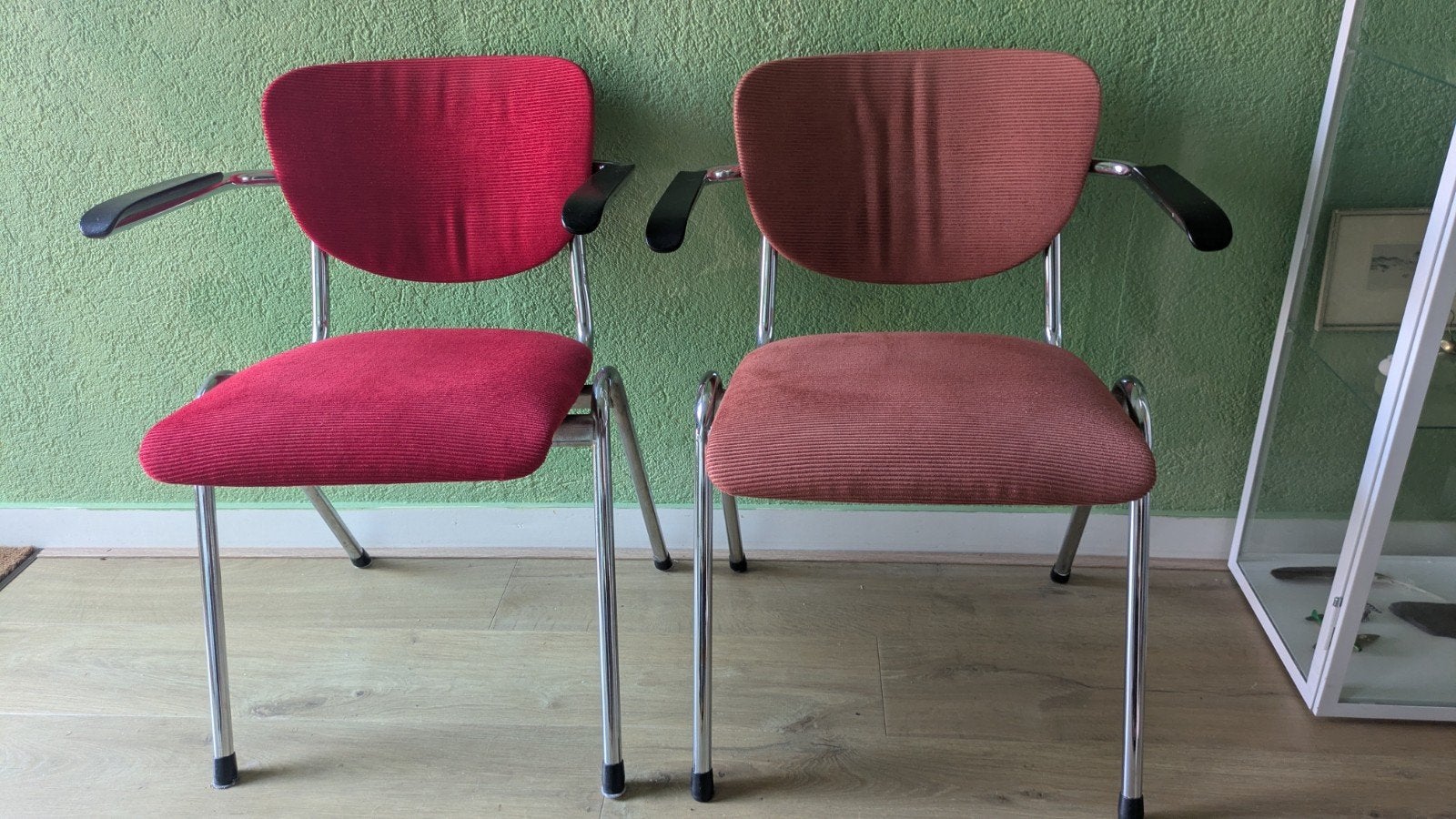 stoelen (gispen style), Ophalen, Gebruikt, Hout