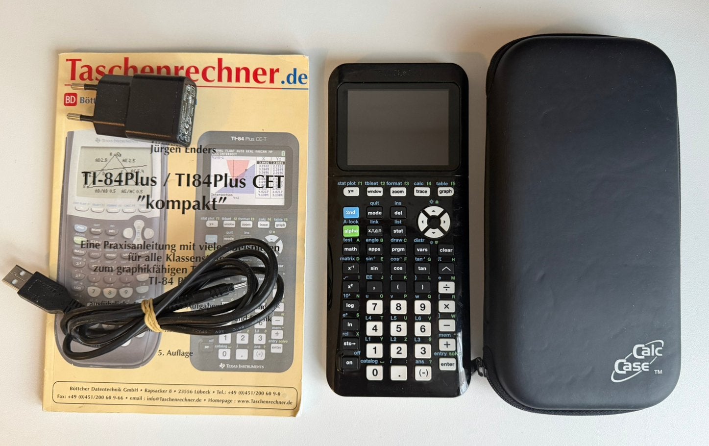 Texas Instruments Ti 84 Plus ce-t grafische rekenmachine, Ophalen of Verzenden, Grafische rekenmachine, Zo goed als nieuw