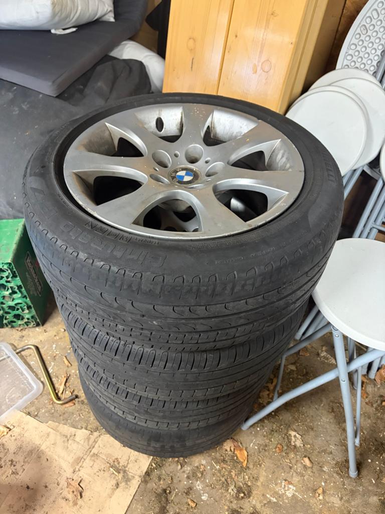 Standaard BMW velgen 225/50 R17, Ophalen, Gebruikt, Velg(en), 17 inch