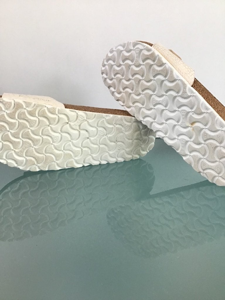 Birkenstock 38 | Madrid beige | Gratis verzenden, Slippers, Verzenden, Beige, Zo goed als nieuw