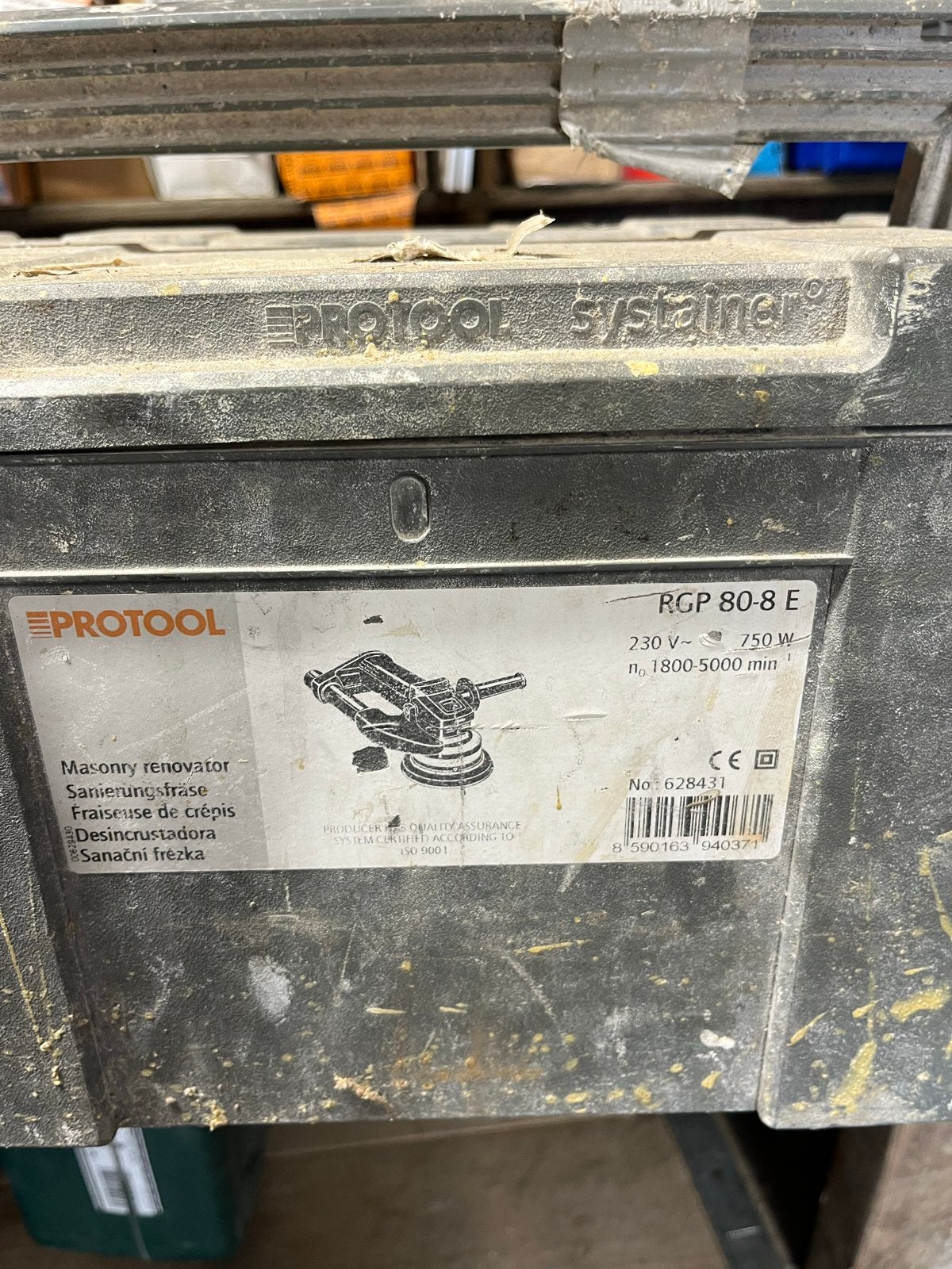 PROTOOL RGP 80-8 E Saneringsfrees in Systainer, Doe-het-zelf en Verbouw, Ophalen, Gebruikt, Overige typen, Overige merken