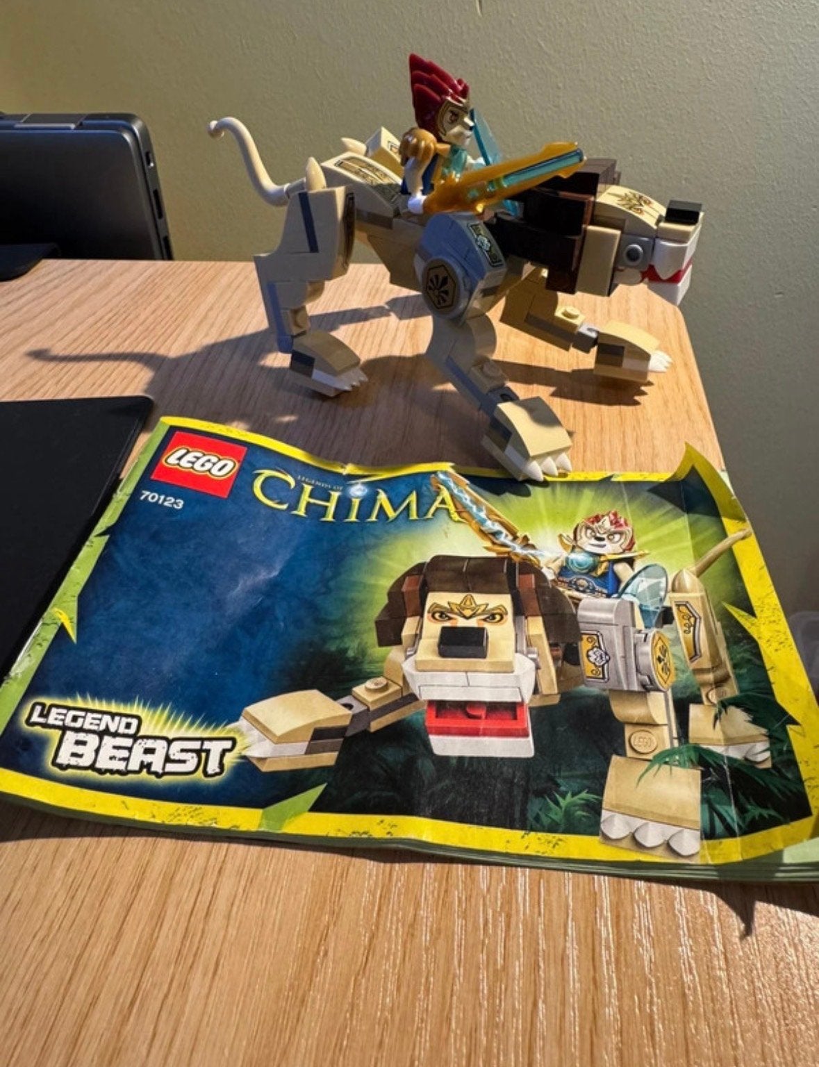 Lego Chima 70123 Leeuwenlegendebeest met minifiguur, Gebruikt, Lego, Ophalen of Verzenden, Compleet