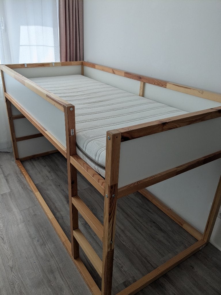 Ikea Kura kinderbed met matras-snel moet weg, Ophalen, 85 tot 100 cm, Hoogslaper of Stapelbed, Gebruikt
