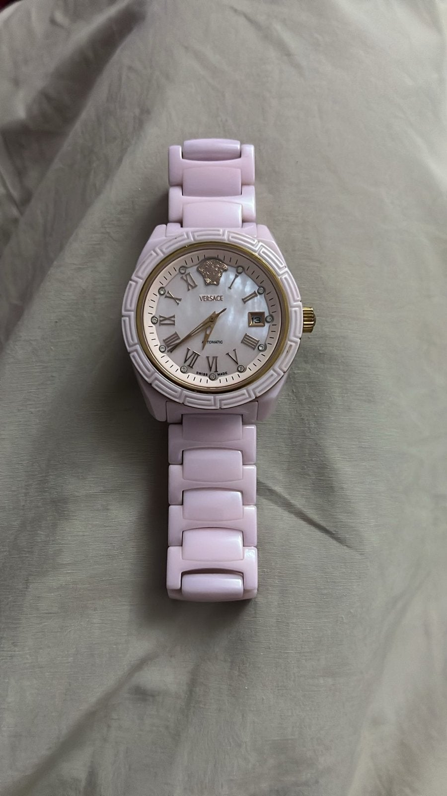 Barbie Roze Versace Horloge, Overige merken, Staal, Kunststof, Polshorloge