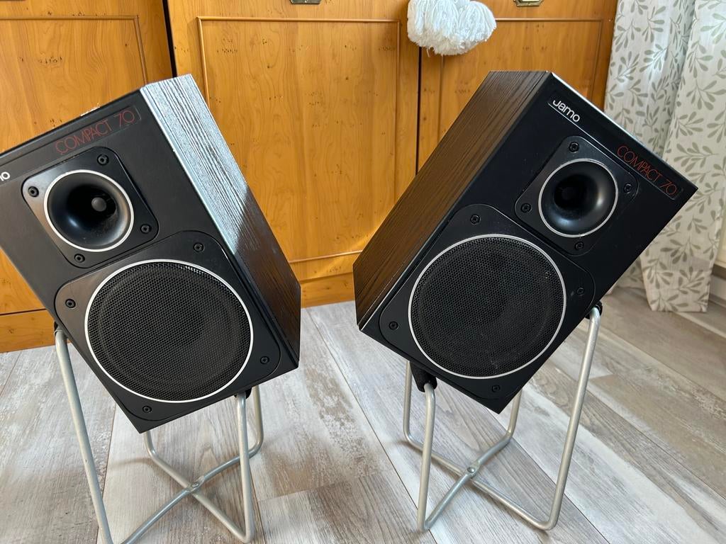 Jamo Compact 70, Gebruikt, Ophalen of Verzenden, 60 tot 120 watt, Front, Rear of Stereo speakers
