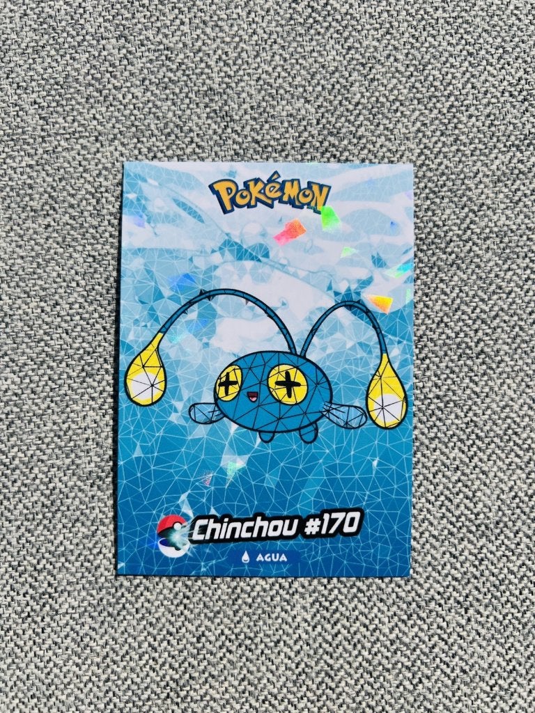 Chinchou 170 Johto Card Top Collection Promo Pokemon, Verzenden, Zo goed als nieuw, Losse kaart, Foil