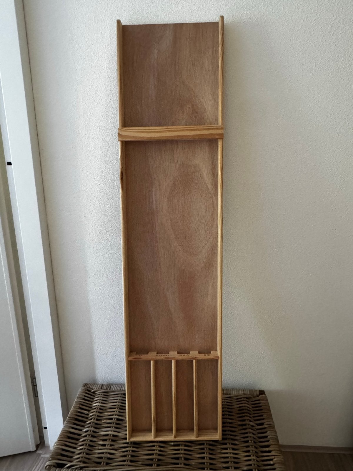 Houten sjoelbak met sjoelstenen, Ophalen, Zo goed als nieuw