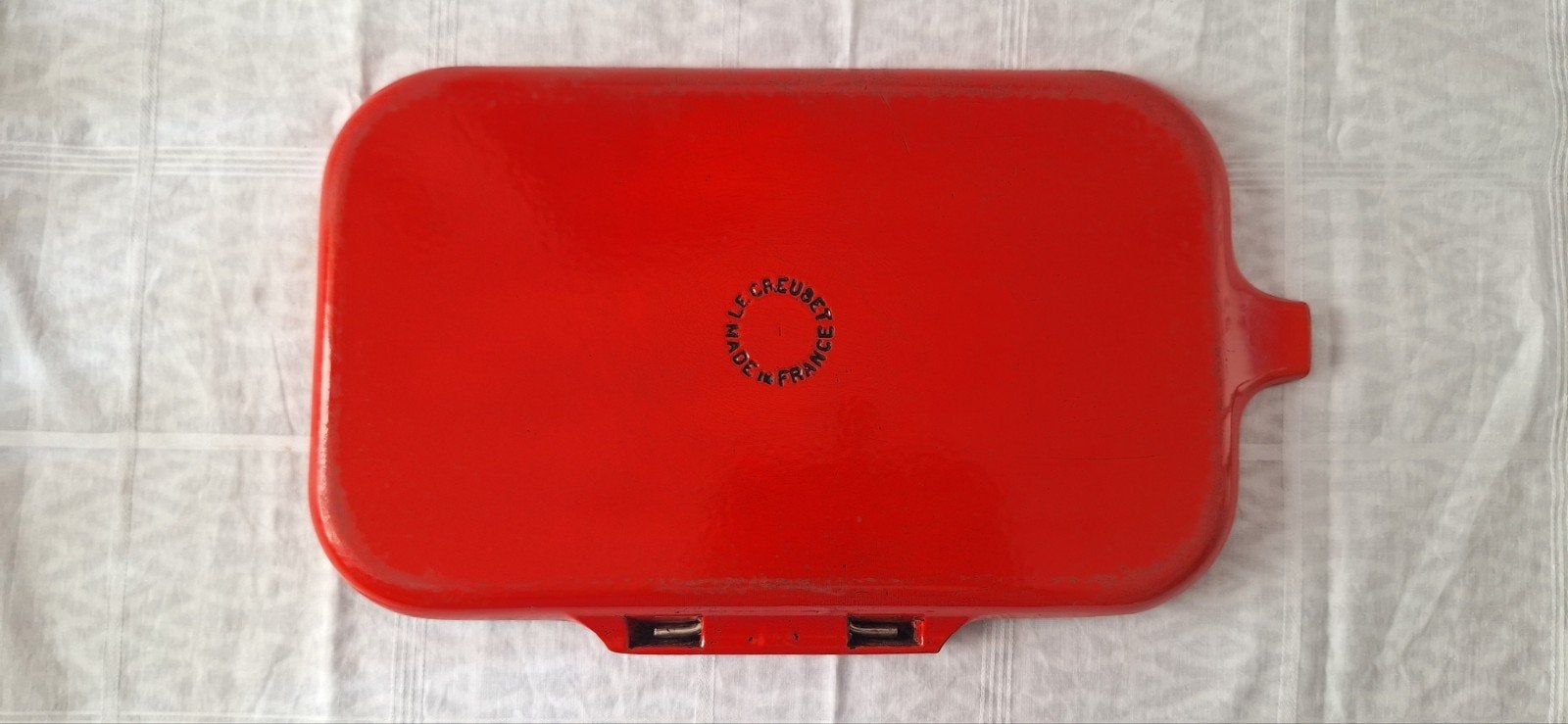 Vintage Le Creuset Grillplaat, Grillpan, Ophalen of Verzenden