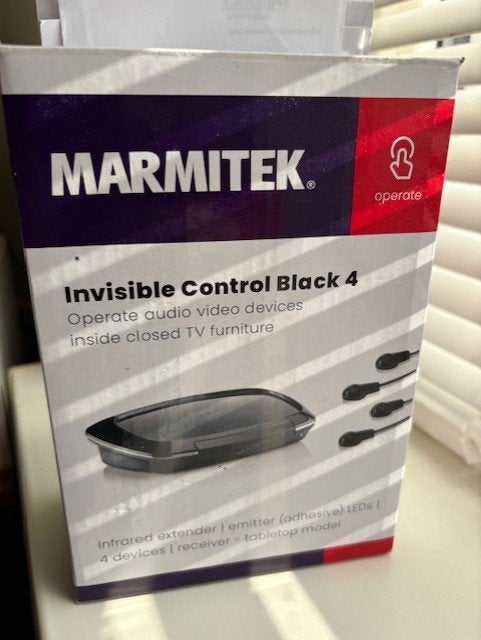 Marmitek invisible control black, Ophalen of Verzenden, Zo goed als nieuw