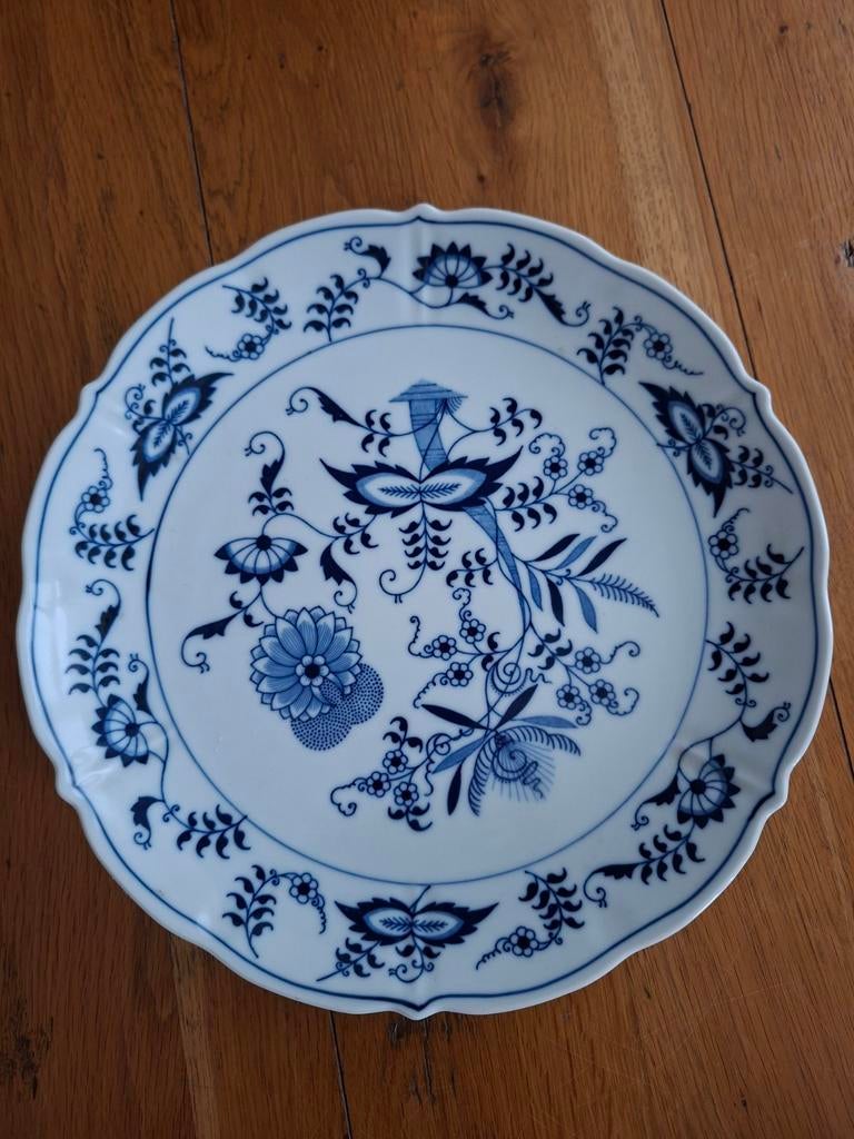 Blue Danube bord schotel taartschaal 31 cm, Ophalen of Verzenden